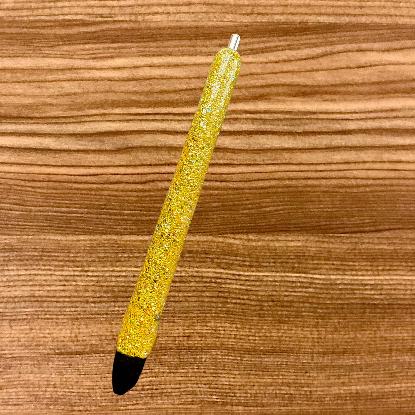 Yellow Glittered Pen