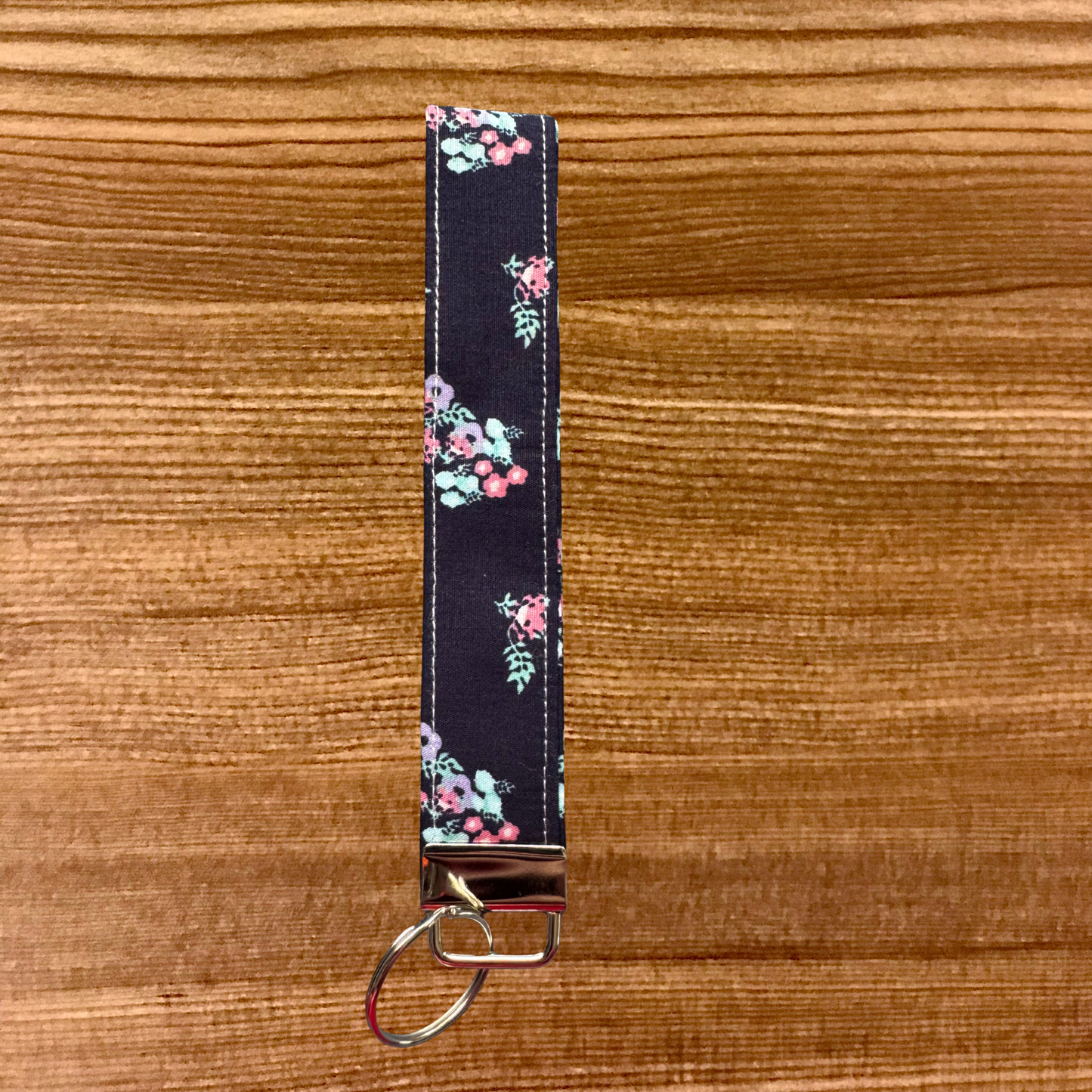 Navy with colorful flowers