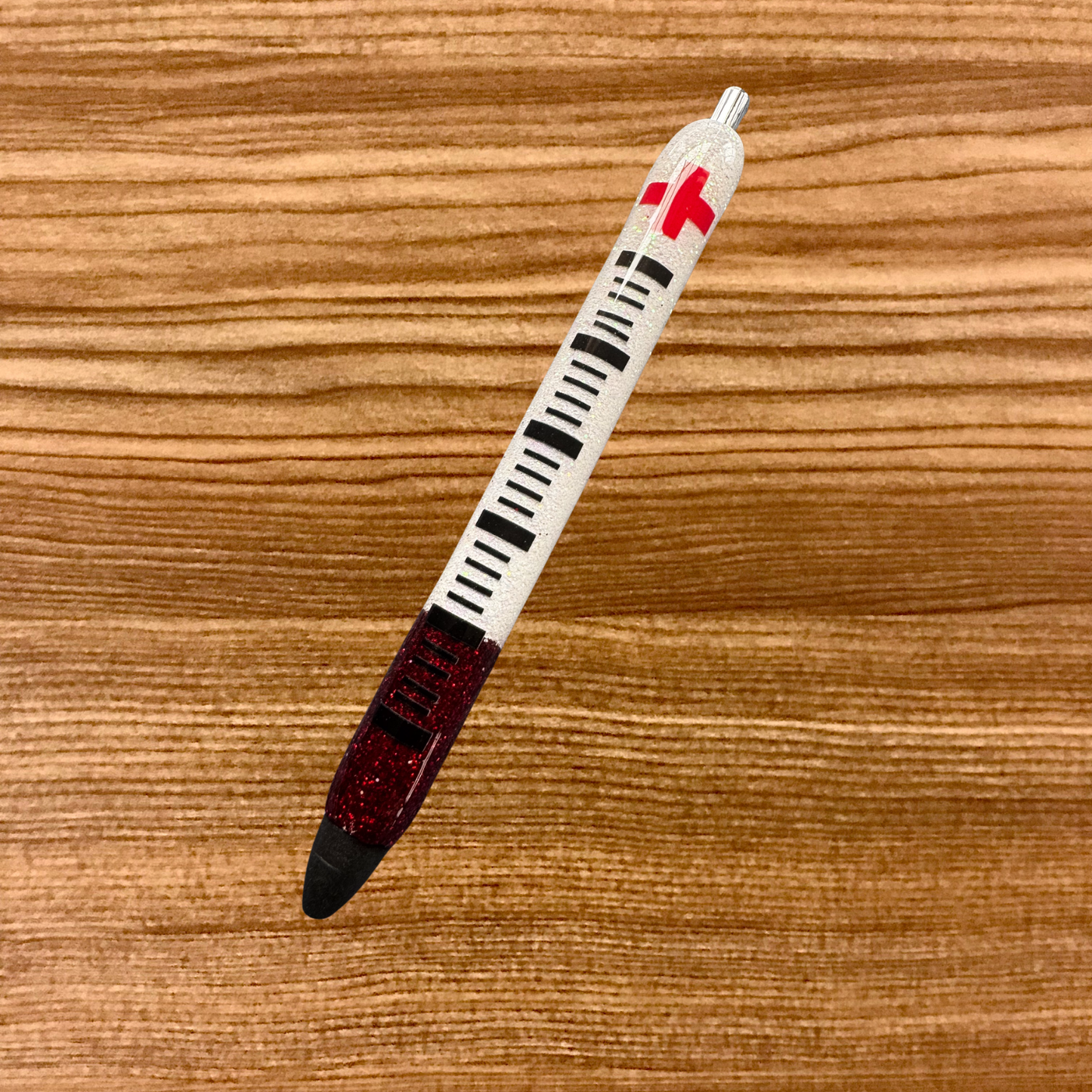 Syringe Glittered Pen