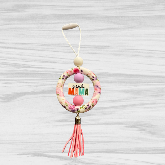 Girl Mama Rearview mirror hanger