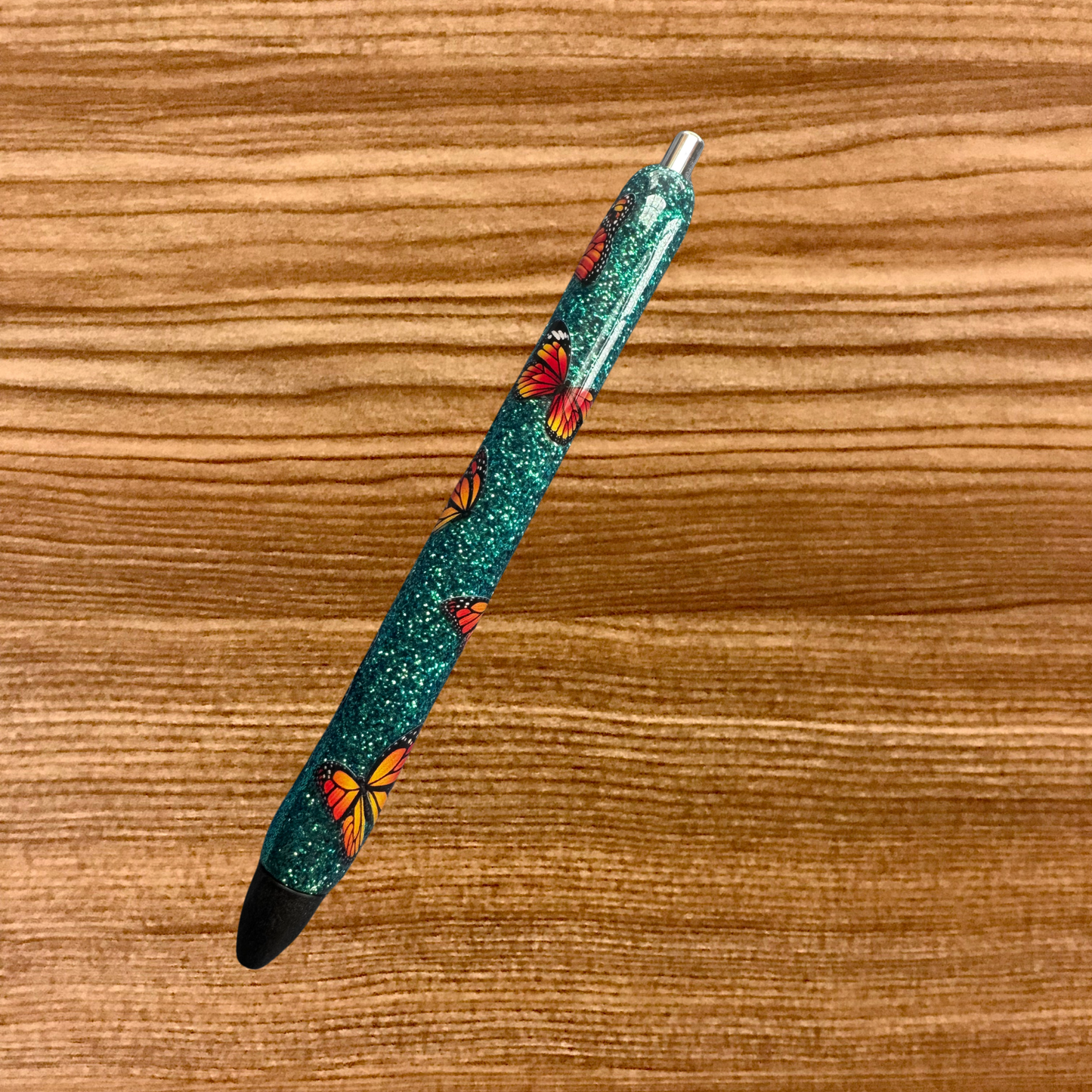Butterflies on Teal