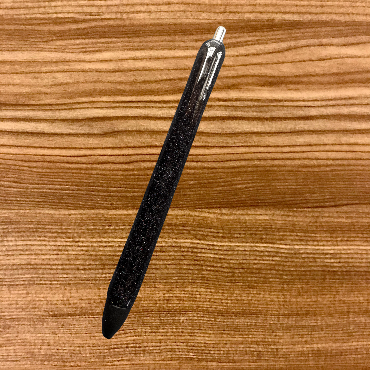 Black Glittered Pen