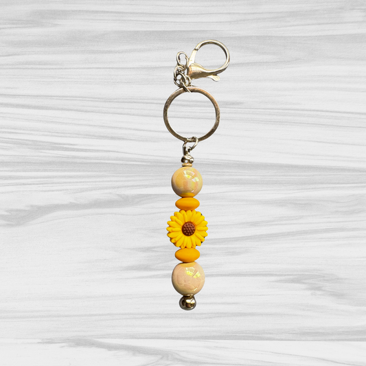 Sunflower Keychain