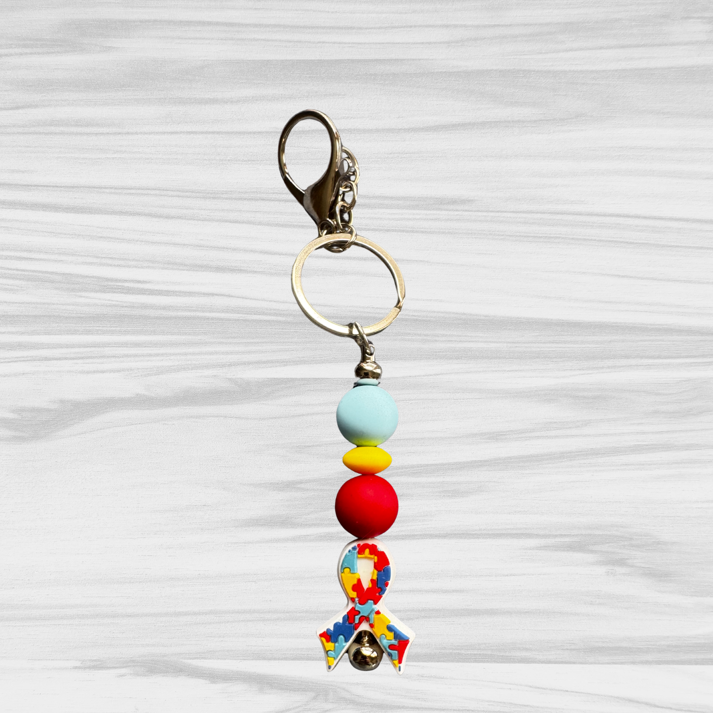 Autism Ribbon Keychain