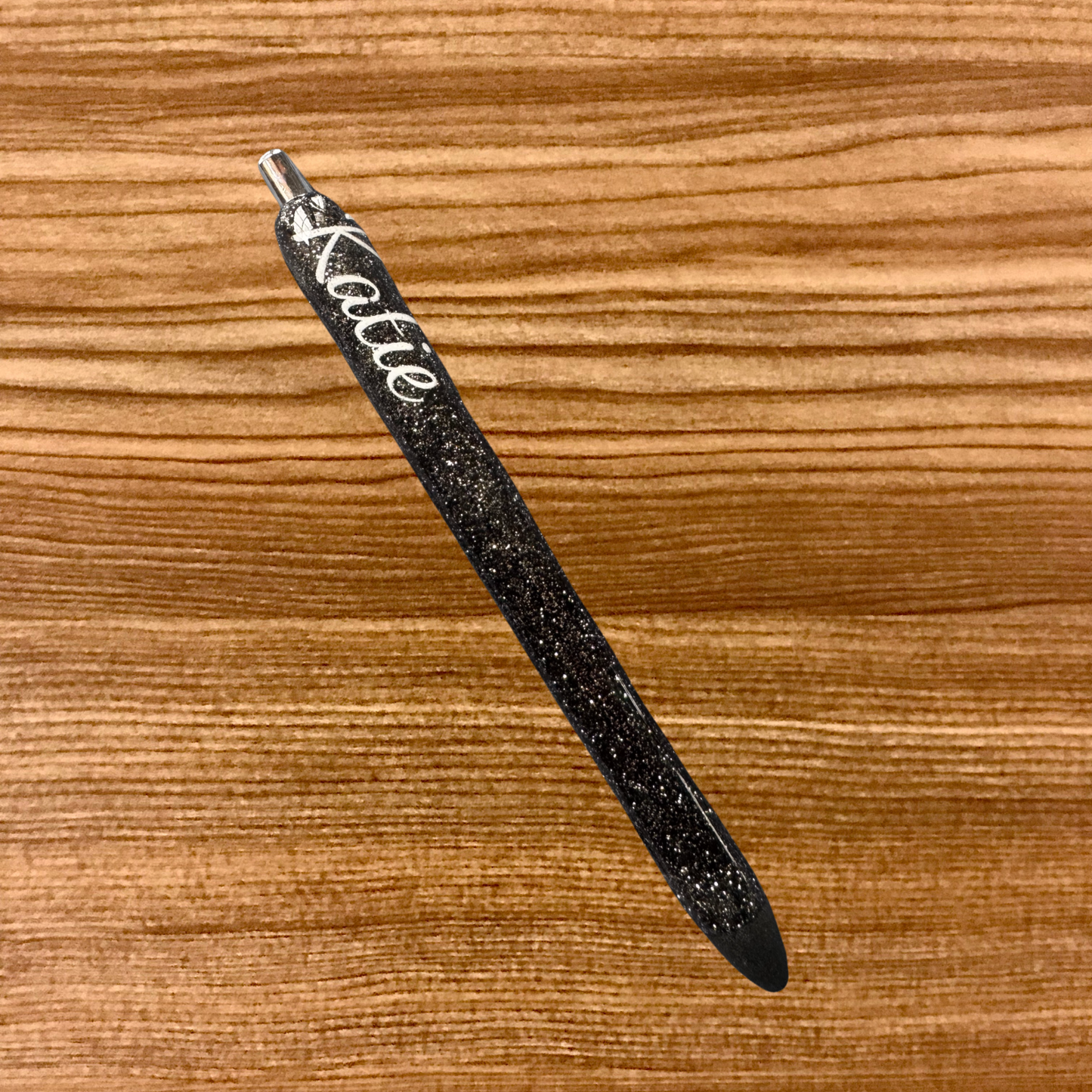 Black Glittered Pen (Katie)