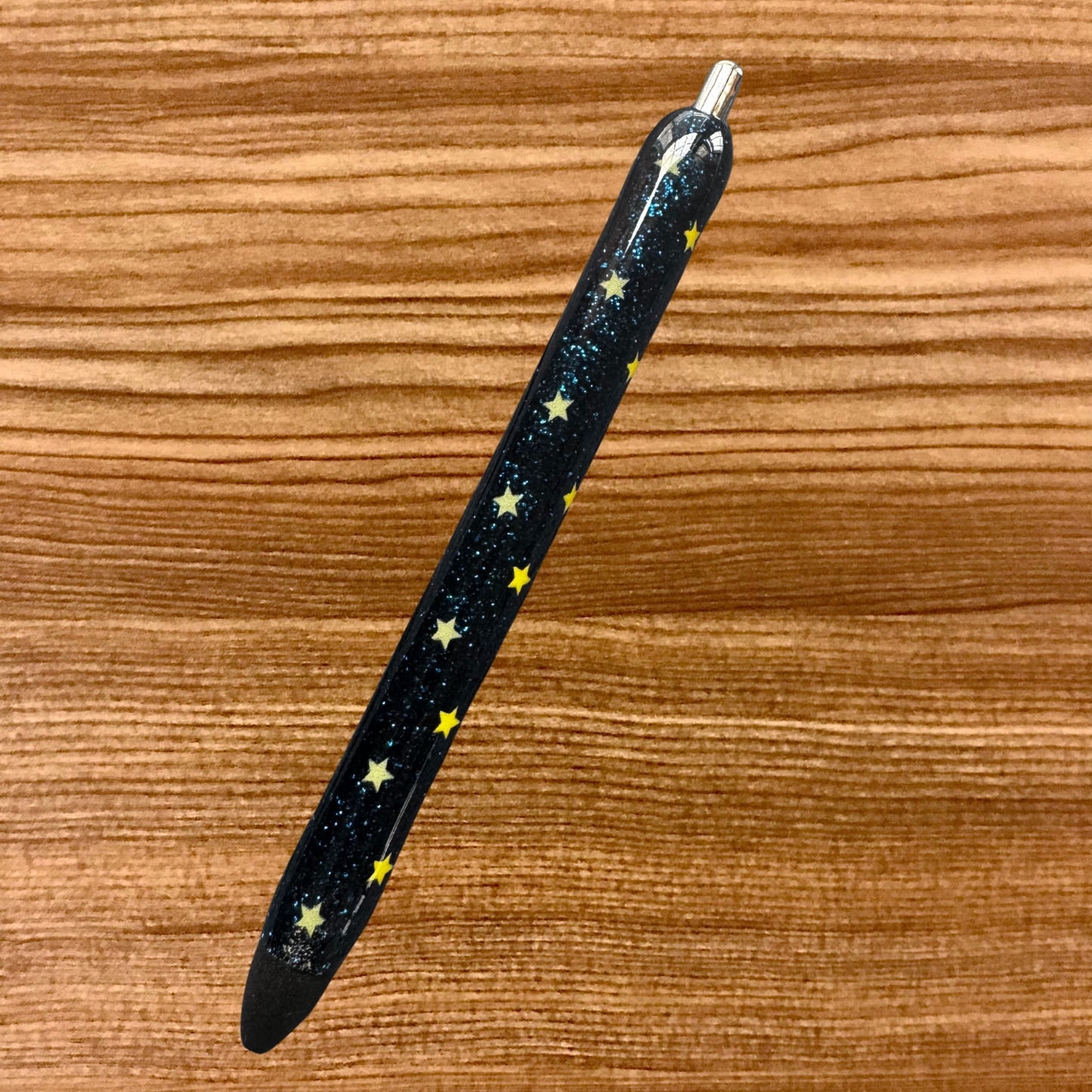 Stars on Navy Glitter
