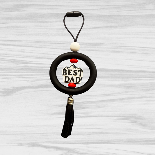 Best Dad Rearview mirror hanger