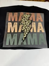 Lightning Bolt Mama - Transfer Only (CHOOSE THIS + SHIRT)