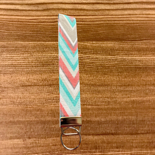 Pink & Teal Chevron