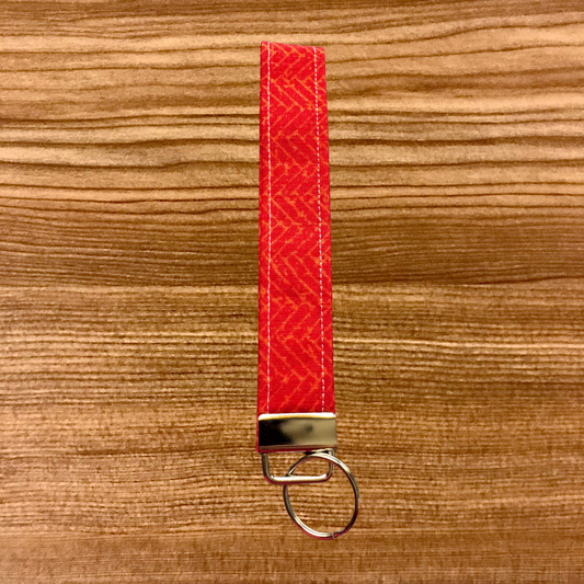 Red With Orange Lines