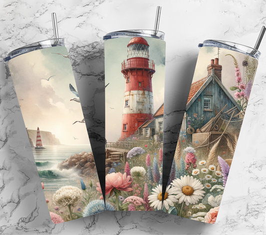 Lighthouse and Lupins 20oz